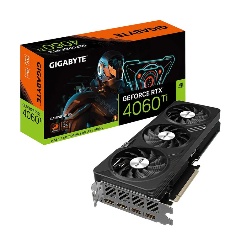 Gigabyte GeForce RTX 4060 Ti Gaming OC 8GB GDDR6 Graphics Card - كرت الشاشة